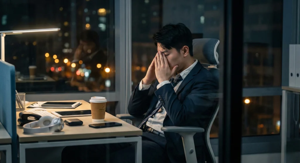 Gaming overload causes mental fatigue and exhaustion