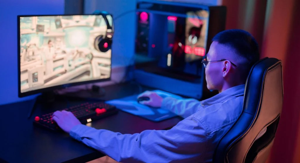 Slowing down improves control in important gaming moments