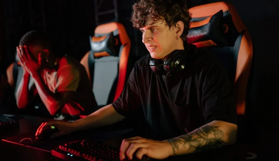 gamer with skills and strategy